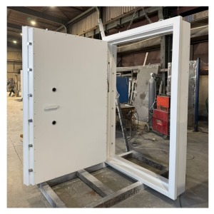 Concrete-Filled Shelter Explosion Doors